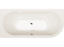 Polysan VIVA L asymetrická vaňa 175x80x47cm, ivory 70119.40