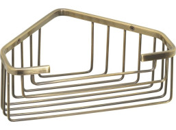 Gedy SMART rohová polica do sprchy, 200x80x151mm, bronz 2483-44