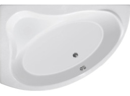 Aqualine ORAVA vaňa 150x90x38cm bez nožičiek, ľavá, biela G1590
