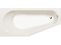 Polysan TIGRA L asymetrická vaňa 170x80x46cm, ivory 90111.40