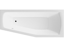 Aqualine OPAVA vaňa 170x70x44cm bez nožičiek, pravá, biela A1771