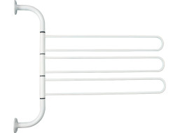 Aqualine WHITE LINE otočný trojsušiak, biela 8002
