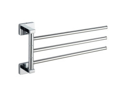Aqualine APOLLO trojitý držiak uterákov 350x44mm, chróm 1416-16