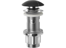 Sapho BLOK umývadlová výpusť 5/4“, click-clack, zátka čierny marquin, mat 2401-931