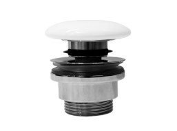 GSI GSI umývadlová výpusť 5/4“, click-clack, keramická zátka, biela PCS11