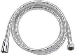 Aqualine LASER plastová sprchová hadica, 150cm, chróm / biela 11150