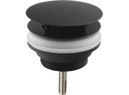Omp Tea Umývadlová výpusť 5/4“, neuzatvárateľná, veľká krytka, hr.10-55mm, čierna 542.742.5B