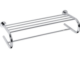 Sapho X-ROUND E polička na uteráky U typ, 600mm, chróm XR418