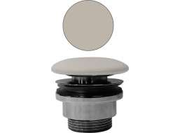 GSI GSI umývadlová výpusť 5/4“, neuzatvárateľná, hr.5-65 mm, keramická krytka, creta mat PVC08