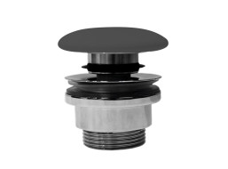 GSI GSI umývadlová výpusť 5/4“, click-clack, keramická zátka, čierna mat PCS26