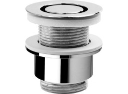 Omp Tea Umývadlová výpusť 5/4“, neuzatvárateľná, design krytka, hr.30-45mm, chróm 147.545.5