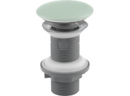 Isvea Umývadlová výpusť 5/4“, click-clack, keramická zátka, hr.20-70mm, zelená mint 38TP0168I