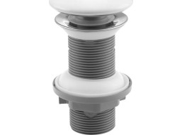 Isvea Umývadlová výpusť 5/4“, click-clack, keramická zátka, hr.20-70mm, biela 38TP0161I