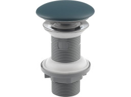 Isvea Umývadlová výpusť 5/4“, click-clack, keramická zátka, hr.20-70mm, zelená petrol 38TP0181I
