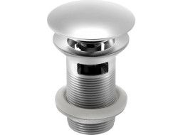 Sapho MINIMAL umývadlová výpusť 5/4“, click clack, veľká krytka, nerez mat MI057