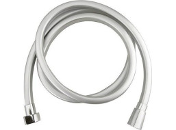 Sapho QUADROFLEX plastová sprchová hadica hranatá, 150cm, strieborná/chróm 1208-13