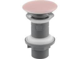 Isvea Umývadlová výpusť 5/4“, click-clack, keramická zátka, hr.20-70mm, matná ružová Salmon 38TP0167I