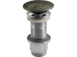 Sapho Umývadlová výpusť 5/4“, click-clack, betónová zátka, zlato FG918
