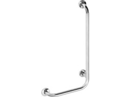 Sapho HANDICAP nástenné madlo PRAVÉ 810x550mm, nerez lesk XH524