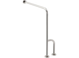 Sapho HANDICAP oporné madlo PRAVÉ 800x850mm, nerez lesk XH528