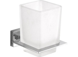 Aqualine APOLLO pohár, mliečne sklo, chróm 1416-04