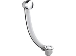 Aqualine Vaňová súprava s bovdenom, dĺžka 700mm, bez sifónu, mosadz/chróm TY1006