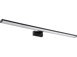 Sapho CHICAGO MAX LED svietidlo, 780x120x40mm, 15W, 230V, plast, čierna mat AU473