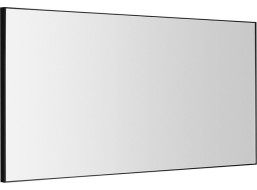 Sapho AROWANA zrkadlo v ráme 1200x600mm, čierna mat AWB1260