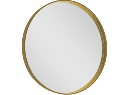 Sapho NOTION okrúhle zrkadlo v ráme ø 70cm, zlato mat NT700G
