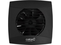 Cata UC-10 T kúpeľňový ventilátor axiálny s časovačom, 8W, potrubie 100mm, čierna 01202100