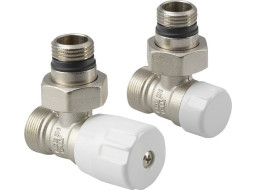 Aqualine ECO pripojovacia sada rohová, nikel/biela CP9810S
