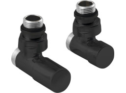 Sapho COMPACT BLACK pripojovacia sada ručná rohová, čierna mat CP5115BS