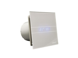 Cata E-100 GSTH kúpeľňový ventilátor axiálny s automatom, 4W/8W, potrubie 100mm, striebor 00900600