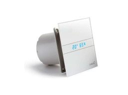 Cata E-150 GTH kúpeľňový ventilátor axiálny s automatom, 10W/19W, potrubie 150mm, biela 00902200