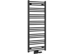 Bruckner ALBRECHT vykurovacie teleso 500x1250 mm, stredové pripojenie, čierna mat 600.114.6