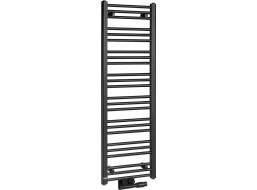 Bruckner ALBRECHT vykurovacie teleso 400x1250 mm, stredové pripojenie, čierna mat 600.112.6