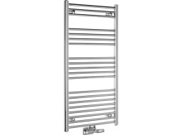 Aqualine ALYA vykurovacie teleso rovné 600x1188mm, stredové pripojenie, chróm LLS303