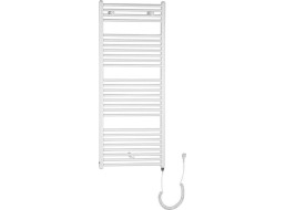 Aqualine DIRECT-E elektrické vykurovacie teleso rovné 600x1320 mm, 600 W, biela ILE36T