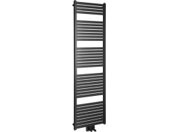 Aqualine TONDI vykurovacie teleso rovné 450x1690 mm, stredové pripojenie, čierna mat DT446T