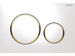 Geberit GEBERIT SIGMA20 ovládacie tlačidlo, biela lesk/zlato 115.882.KK.1
