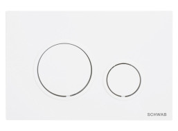 SCHWAB SCHWAB VELA ovládacie tlačidlo, 247x165 mm, biela mat P47-0131-0400