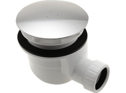Gelco GELCO vaničkový sifón, priemer otvoru 90mm, DN40, krytka nerez lesk PB90