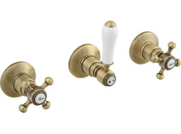Sapho ANTEA podomietková sprchová batéria, 2 výstupy, bronz SET305-106