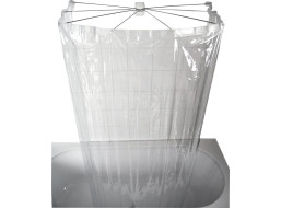 Ridder OMBRELLA skladacia sprchová kabína, 100x70cm, priehľadná 58200