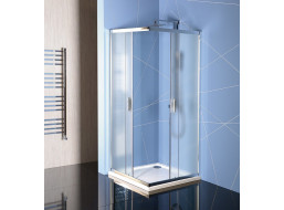 Polysan EASY LINE štvorcová sprchová zástena 900x900mm, sklo BRICK EL5138