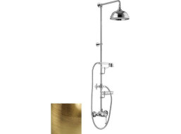 Sapho VIENNA sprchový stĺp s pákovou batériou, mydelnička, 1291mm, bronz VO138BR