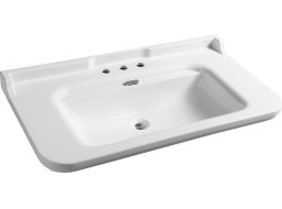 Kerasan WALDORF keramické umývadlo 120x55cm, 3 otvory, biela 4144K1-3