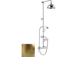 Sapho VIENNA sprchový stĺp s pákovou batériou, mydelnička, 1267mm, bronz VO139BR