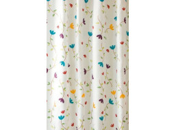 Aqualine Sprchový záves 180x200cm, polyester, kvetovaný ZP007