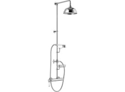 Sapho VIENNA sprchový stĺp s pákovou batériou, mydelnička, 1267mm, chróm VO139